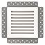 SilhouEase 8 Exhaust Fan Removable Flush Mount Bathroom Cover 8" x 8" Drywall Opening