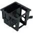 2-Gang Power and Low Voltage Box for Existing Construction (Black)