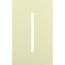 New Architectural Single-Gang Wall Plate, Fits Grafik T Controls, Matte Finish, Almond