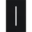 New Architectural Single-Gang Wall Plate, Fits Grafik T Controls, Matte Finish, Black