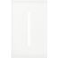 New Architectural 1-Gang Wall Plate, Fits Grafik T Controls, Glass Finish, Clear White Glass