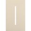 New Architectural Single-Gang Wall Plate, Fits Grafik T Controls, Matte Finish, Light Almond