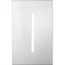 New Architectural Single-Gang Wall Plate, Fits Grafik T Controls, Metal Finish, Satin Chrome