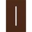 New Architectural Single-Gang Wall Plate, Fits Grafik T Controls, Matte Finish, Sienna