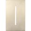 New Architectural Single-Gang Wall Plate, Fits Grafik T Controls, Metal Finish, Satin Nickel