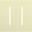 New Architectural 2-Gang Wall Plate, Fits Grafik T Controls, Matte Finish, LWT-GG-AL, Almond