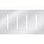 New Architectural 4-Gang Wall Plate, Fits Grafik T Controls, Metal Finish, Bright Chrome