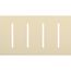 New Architectural 4-Gang Wall Plate, Fits Grafik T Controls, Matte Finish, LWT-GGGG-BE, Beige