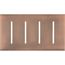 New Architectural 4-Gang Wall Plate, Fits Grafik T Controls, Metal Finish, Antique Bronze