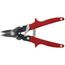Max2000 Bulldog Aviation Snip with Red Grip (For Notching and Trimming)