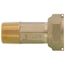 3/4" x 1" NPSM Water Meter Coupling