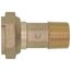1" Male NPT x 1-1/4" NPSM Water Meter Coupling (Lead Free), M20100