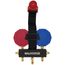 MalcoEdge 2-Valve Multi-Gas Manifold, R22/R134A/R404A/R407C