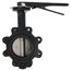 4" 88IHH61 Lug Ductile Iron Butterfly Valve, EPDM, Lever Handle (200 PSI)