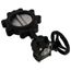 6" 88IPH65 Lug Ductile Iron Butterfly Valve, Gear Operator (200 PSI)