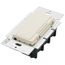 Maestro Companion Dimmer, Claro Gloss Finish Light (Almond) (120V)