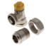 1" Threaded x 1" Male Union Vertical Angle Valve with Straight Nipple (9000185)