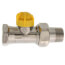 3/4" Threaded x 3/4" Male Union Straight Valve with Straight Nipple (9000176)