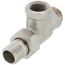 1/2" Threaded x 1/2" Male Union Horizontal Angle Valve with Straight Nipple (9000179)