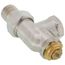 1/2" Threaded x 1/2" Male Union Horizontal Angle Valve with Straight Nipple (9000179)