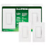 Maestro LED+ Dimmer Switch and Companion Dimmer, 3-Way Kit, 150W LED, No Neutral Required,120V, MACL-153M-RHW-WH, White