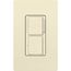 Maestro Dual LED+ Control Dimmer & Switch, 120V, 75W, 2.5A (Almond)