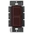 Maestro Dual LED+ Control Dimmer & Switch, 120V, 75W, 2.5A (Brown)