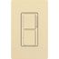 Maestro Dual LED+ Control Dimmer & Switch, 120V, 75W, 2.5A (Ivory)