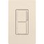 Maestro Dual LED+ Control Dimmer & Switch, 120V, 75W, 2.5A (Light Almond)
