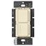 Maestro Dual LED+ Control Dimmer & Timer 120V, 75W, 2.5A (Almond)