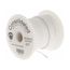 16 AWG, 26 Strand, 100' Length, Tinned Copper Hook Up Wire (White), 890-9-100