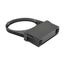 4" Wide, 2x Magnification Task Light Magnifier, Shade Mount