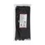 11.25" Long, Nylon Cable Tie, Standard Duty, Black (Pack of 100)