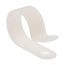 5/8" Bundle Diam, 3/16" Hole, Nylon Cable Clamp, White (Pack of 50)