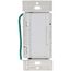 Diva Electronic Low-Voltage Dimmer Switch, 300W, Single Pole/Multi-Location, 120V, DVELV-303P-WH, White