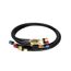 MalcoEdge 1/4" Easy Seal Hose Set w/ Ball Valve, 36" Length