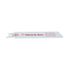 6" x 3/4" Reciprocating Bi-Metal Saw Blade for High Speed Metal Cutting, , Over 1/8", .031" Thick