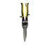 AV33 Long Cut AVs Metal Cutting Aviation Snip, Combo Straight, Left, Right Cuts , 3" Cut (Yellow)