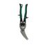 AV73 Long Cut AVs Right Offset Metal Cutting Aviation Snip, 2-1/4" Cut (Green)