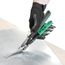 AV73 Long Cut AVs Right Offset Metal Cutting Aviation Snip, 2-1/4" Cut (Green)