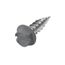 #6 3/8" (Length) 1/4" (Head Size) Painted Slotted Hex Head Sheet Metal Screws, Clay (Bag of 100)