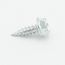#7 1/2" (Length) x 1/4" (Head Size) Slotted Hex Head Zip-in Screws, Zinc Plated (15,000 Piece Bulk)