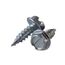 #8 1/2" (Length) 1/4" (Head Size) Slotted Hex Head Zip-in Screws, Zinc Plated (7,000 Piece Pail)