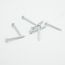 #8 1-1/2" (Length) x 1/4" (Head Size) Slotted Hex Head Zip-in Screws, Zinc Plated (2,250 Piece Pail)