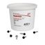 #8 1" (Length) x 1/4" (Head Size) Painted Slotted Hex Head Zip-in Self-Piercing Sheet Metal Screws, Black (Tub of 500)
