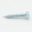 #8 1" (Length) 1/4" (Head Size) Slotted Hex Head Zip-in Screws, Zinc Plated (3,500 Piece Pail)