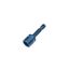 3/8" HEX, Go Blue Short Impact Rated Spring-Loaded  Magnetic Hex Driver,  2" Long (Pack of 10)