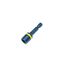 5/16" HEX,  Go Blue Short Impact Rated Spring- Loaded Magnetic Hex Driver, 2" Long (Pack of 10)