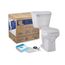 Pro-Fit 4 1.6 GPF Round SmartHeight Complete Toilet Kit (White)