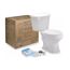 Pro-Fit 1 1.28 GPF Round Complete Toilet Kit (White)